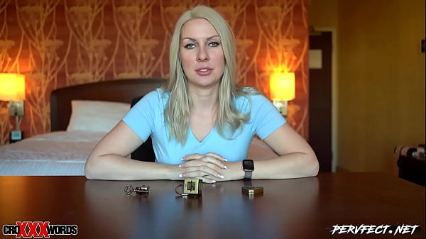Dumb Blonde Slut Solves Puzzles While Getting Off.