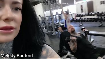 Sweaty, Sculpted Milf Dominates The Iron Temple