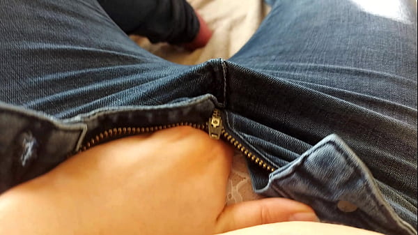 Sweat-soaked Denim Clings Tight As Hands Work Feverishly Beneath, Building To A Shuddering Climax In High-definition Ecstasy.