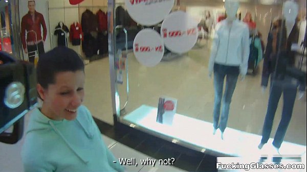 Glasses-wearing Slut Gets Face-fucked And Creampied In Filthy Public Toilet