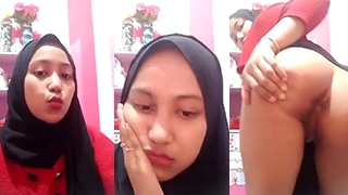 Ukhti Berhijab Menggoda Mengirim Foto Sensual Untuk Pacar