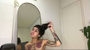 Uncensored Extended Voyeur: Watch Her Strip, Tease, And Stretch In A Marathon Of Self-pleasure And Revealing Yoga—hairy Pits On Full Display