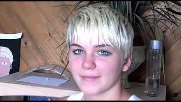 Ravishing Blonde Beauty Feasting On A Massive, Throbbing Shaft