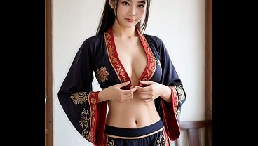 Fierce And Uninhibited: Ai-crafted Erotic Wuxia Nude Art