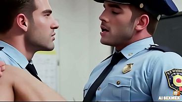 Handcuffed And Taken Hard In The Precinct, A Massive Cock Stretching My Tight Backdoor.