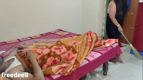 Dorm Desires: The Hostel Maid’s Forbidden Student Tryst
