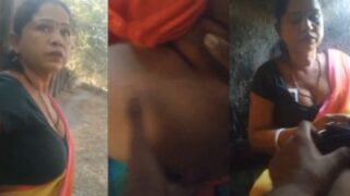 Lustful Traveler Takes A Roadside Temptress In A Makeshift Plastic Shelter