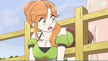 Trapped And Teased: Alex And Steve’s Fence Frenzy In 4k