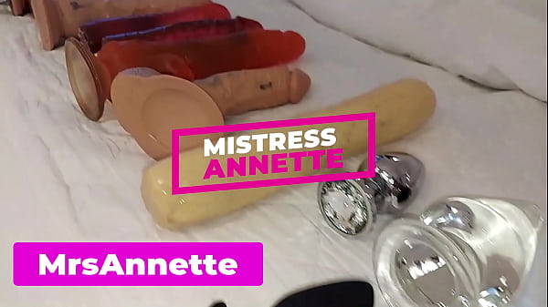 Mistress Unleashes Her Strap-on Arsenal On Her Submissive Husband: A Deep Anal Fisting Session