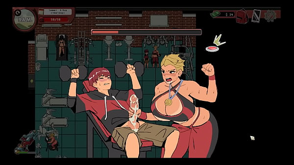 Gym Domination: Forbidden Handjob In Spooky Milk Life Hentai