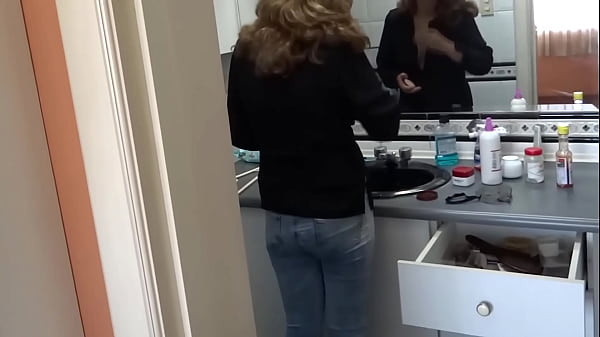 Sizzling Latina Prepares For Passion In The Bathroom