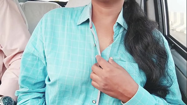 Sultry Telugu Coed Moans In Backseat Passion.