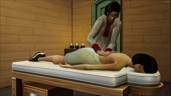 Seductive Asian Stepsister Surprises Him With A Sensual Massage After Visiting His Office