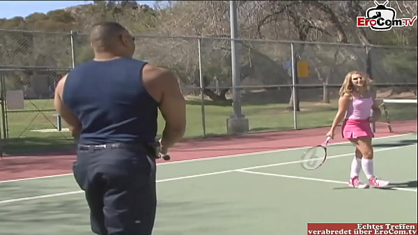 Swept Off The Court: A Blonde Teen’s Tennis Tryst