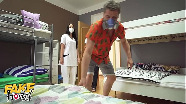 Sizzling Redhead And Latina Nurses’ Forbidden Hostel Fantasy