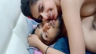 Intimate Hotel Encounter: A Young Couple’s Private Passion