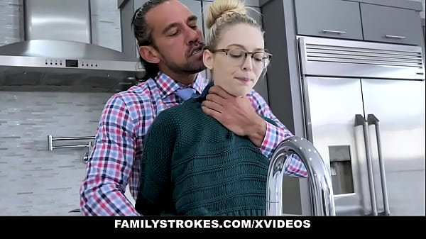 Blonde Slut Lily Larimar Takes Her Stepdad’s Cock After Talking Filthy