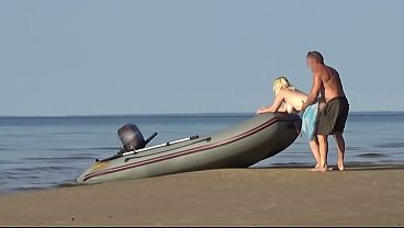 Mature Slut Begged The Boatman To Give Her His Thick Cock