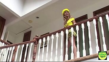 Hung Stud Splits Tight Asian Beauty With His Massive Shaft