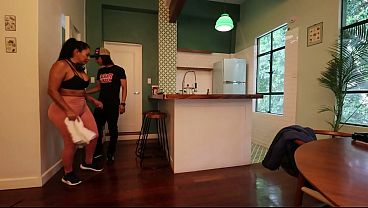 Hot Pink Step Mom Seduces Her Son In Law With Every Move