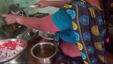 Hot Indian Housewife Spices Things Up With Her Boyfriend In The Kitchen