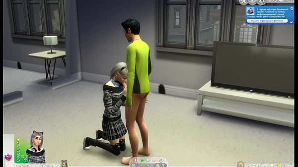 The Sims 4 Neko Gives A Wet, Purring Blowjob