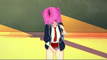 Pink Haired Slut Moaning Alone – Steamy Hentai Tease