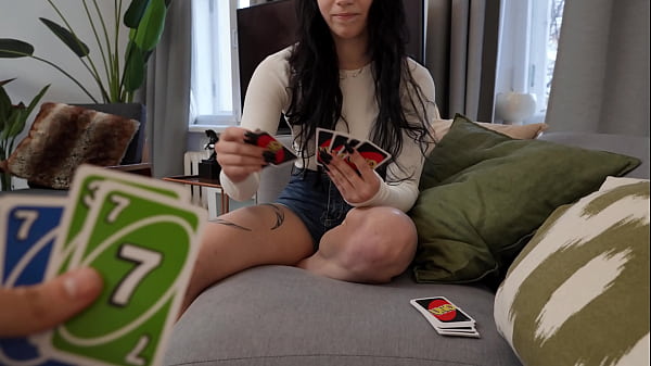 Erotic Uno: Wild Strip & Cumshot Showdown