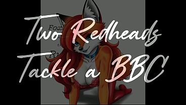 Two Fiery Redheads Take Turns Riding A Thick Bbc