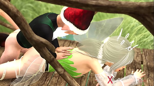 Hot Fucking! Horny Gorgeous Fairy And A Horny Little Gnome Getting Nasty In The Village