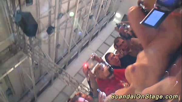 Squirting All Over The Stage In Front Of Everyone