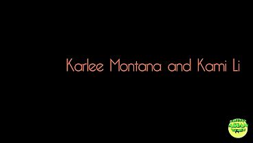 Passionate Lesbian Action With Karlee Montana And Kami Lee Escalates Into A Filthy Threesome That Leaves Them Begging For More