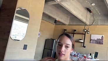 18-year-old Tight Gym Bunny Pov: Throat-fucking And Ass Licking During A Casting