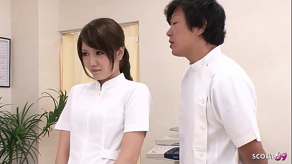 Japanese Teen Nurse Gets Double Creampie From Two Doctors In A Hospital, Raw Uncensored Jav Porn