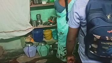 Indian Student Gets Intimate With Aunty At Home