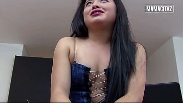 Thick Latina Ass In A Tiny Mini Skirt, Bent Over—his Hands Can’t Keep Off It.