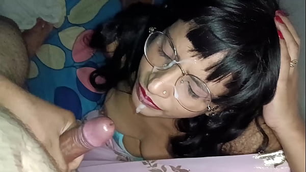 Indian Village Slut Takes Massive Facial After Throat Fucking