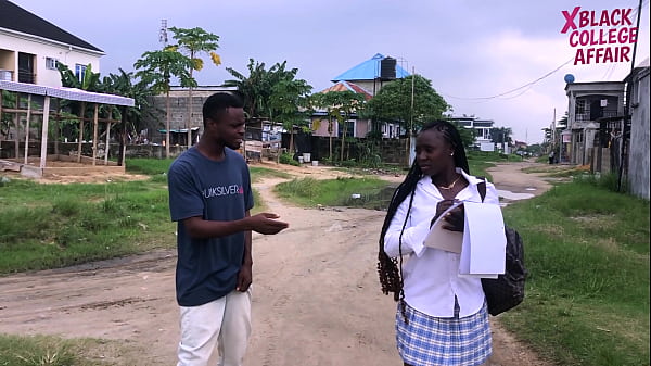 Ghana Street Boy Talks A School Girl Into Skipping Class For A Hard Black Cock. Watch In 4k