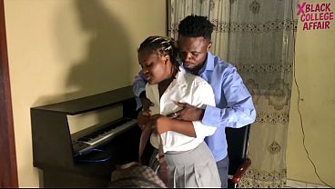 African Schoolboy Craves To Taste A Schoolgirl’s Juicy Nipples And Pound Her Tight Pussy Before Helping Her With Homework In 4k