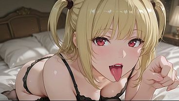 Misa Amane Slutty Cosplay. Horny Wife Misa Amane Offers Herself Up As The Main Course For Dinner (ai)
