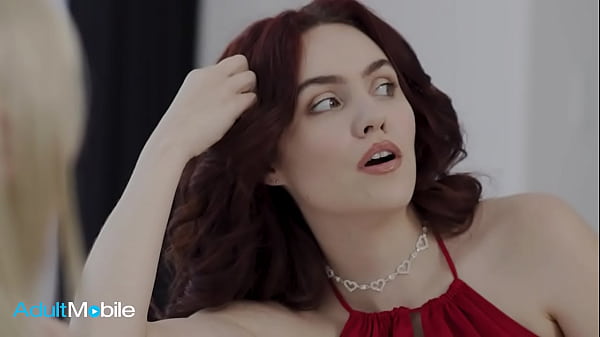 Redhead Slut Whips Out Her Pink Cock And Pounds Her Roommate Raw