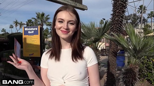 Maya Kendrick Shows Off Her Bushy Cunt While Mini-golfing With A Date