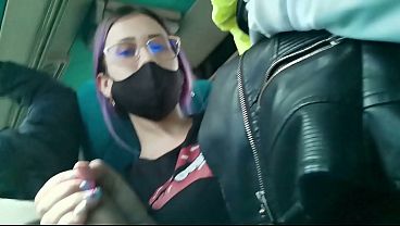 Public Bus Slut Gets Throat Fucked And Pussy Filled With Cum – Blakeproductions