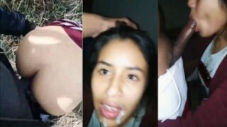 Hot Outdoor Desi Scene Where My Gf Gets A Thick Facial