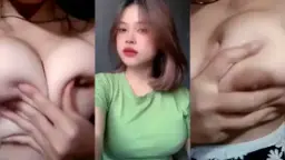 Tiktok Cantik Baju Hijau Toge Montok Bikin Ngiler