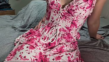 College Girls Soaking Their Summer Dresses With Wet Wand Orgasms