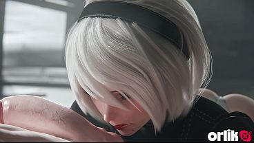 2b From Nier Automata Can’t Stop Thinking About Taking A Massive Cock Deep In Her Throat, Then Riding It Until She’s Filled With A Hot, Creamy Load | 3d Porn Animation