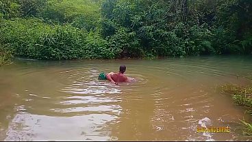 Ebony Village Milf With A Slim Body Takes My Thick Cock Right On The Dusty Road