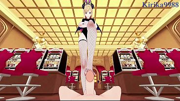 Yuzuki Choco And Nanashi Mumei As Bunny Girls Fuck Hard And Deep In A Raw Pov Hentai Session.