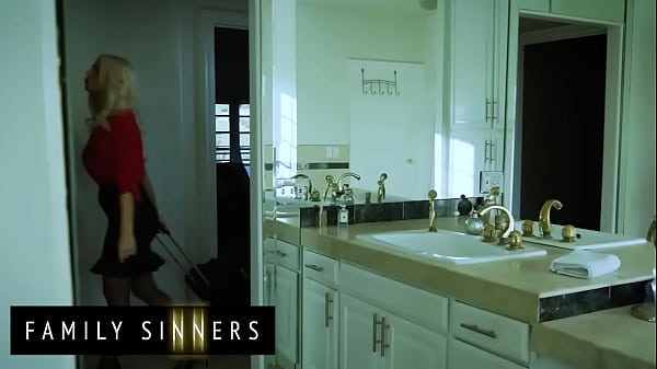 Family Sinners – Horny Blonde Milf Craves Filthy Fun With Her Stepson When Bored Marriage Leaves Her Dripping Wet